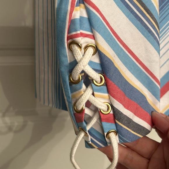 Brooks Brothers Vneck stripe tank - Picture 2 of 6